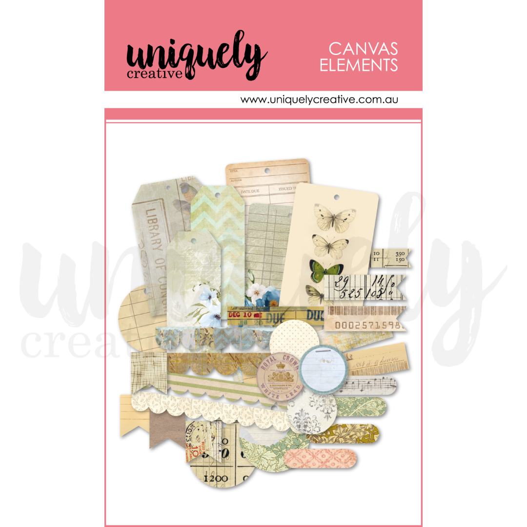 Uniquely Creative - Vintage Canvas Elements
