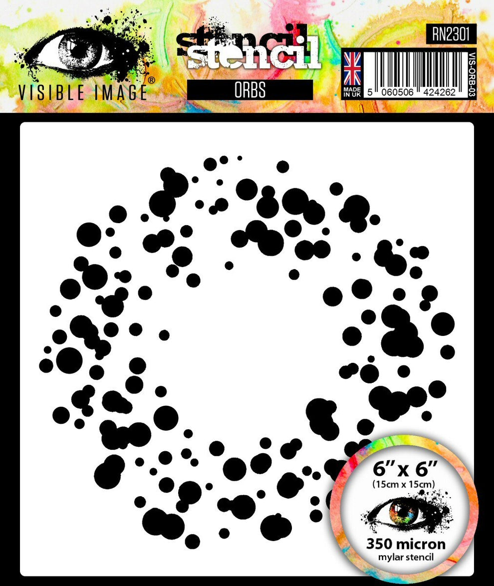 Visible Image - Stencil 6x6 - Orbs