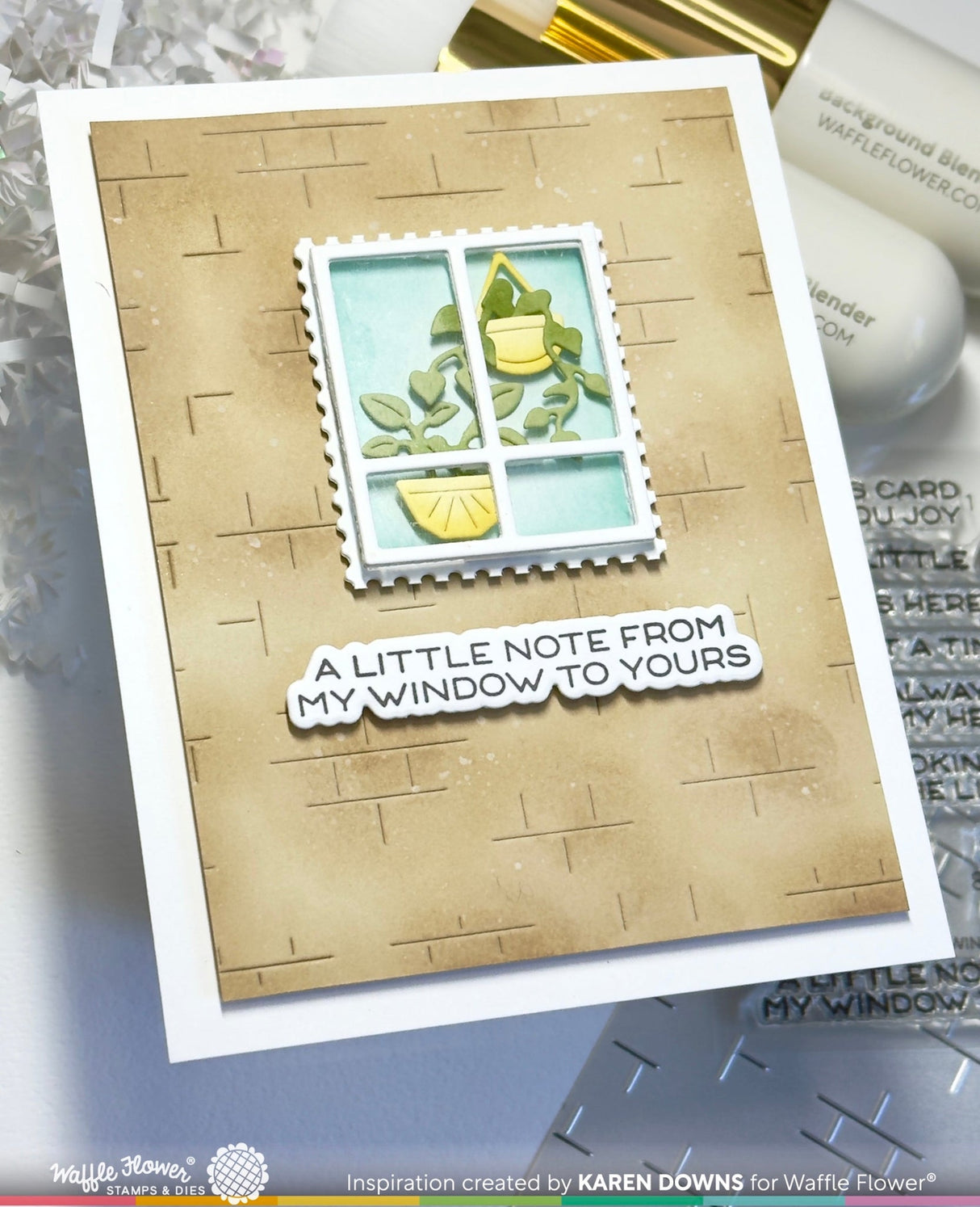 ***Pre-Order*** Waffle Flower - Brick Wall Texture Die