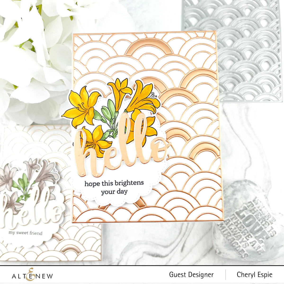 Altenew - Brushed Copper Metallic Cardstock