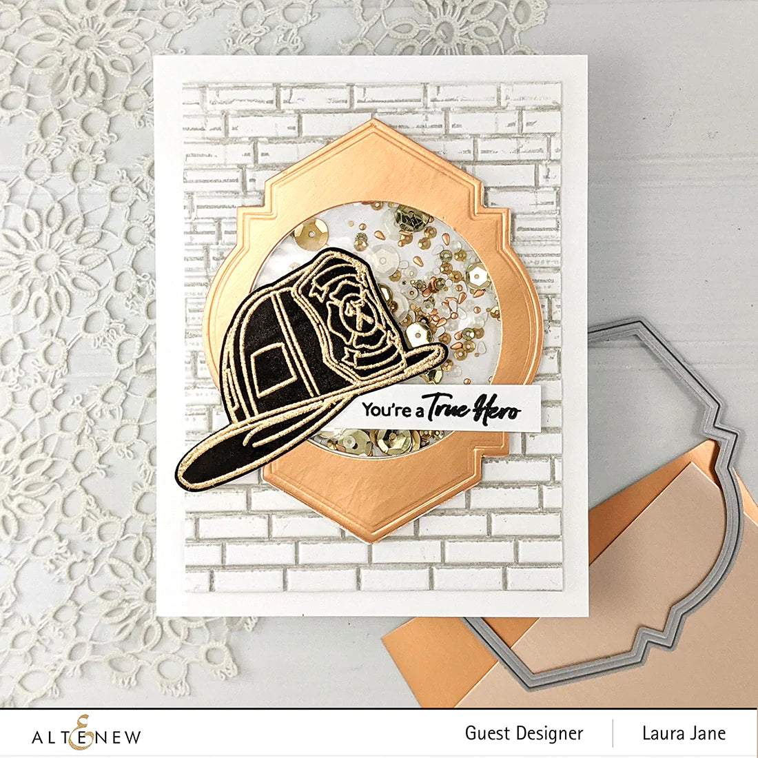 Altenew - Brushed Copper Metallic Cardstock
