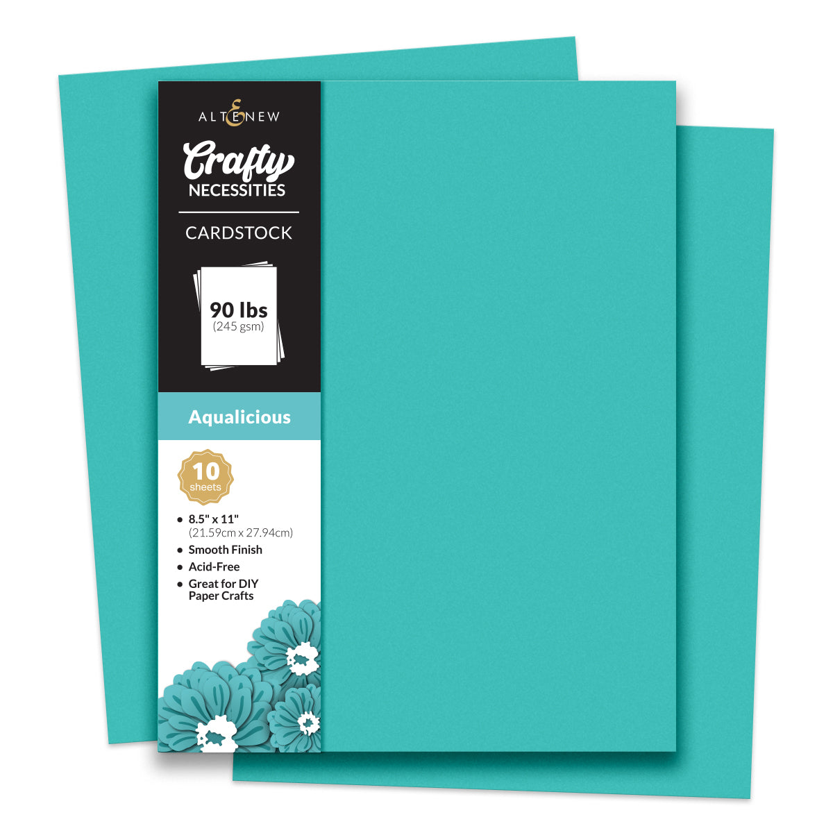 Altenew - Crafty Necessities - Aqualicious Cardstock (10 sheets/set)