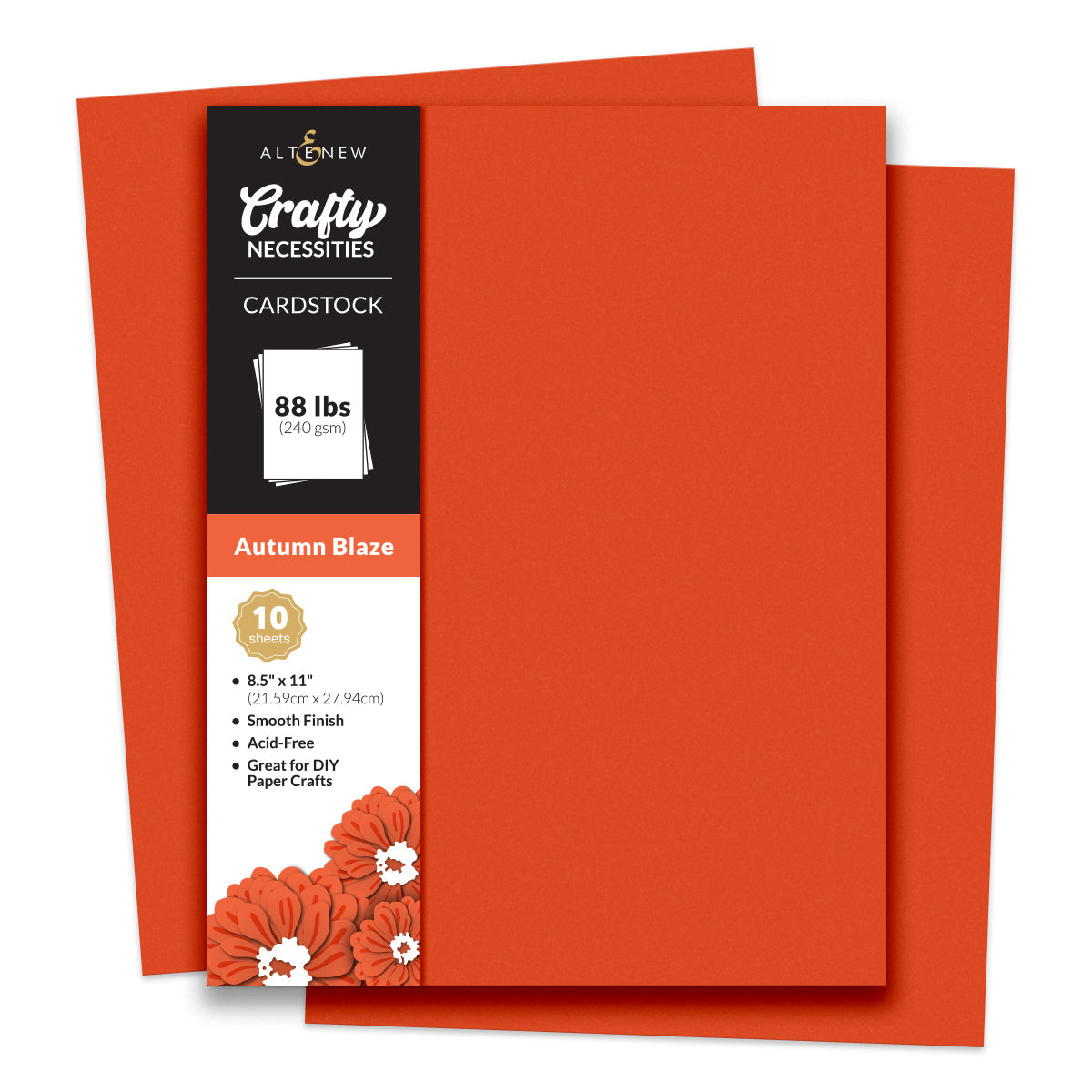 Altenew - Crafty Necessities - Autumn Blaze Cardstock (10 sheets/set)
