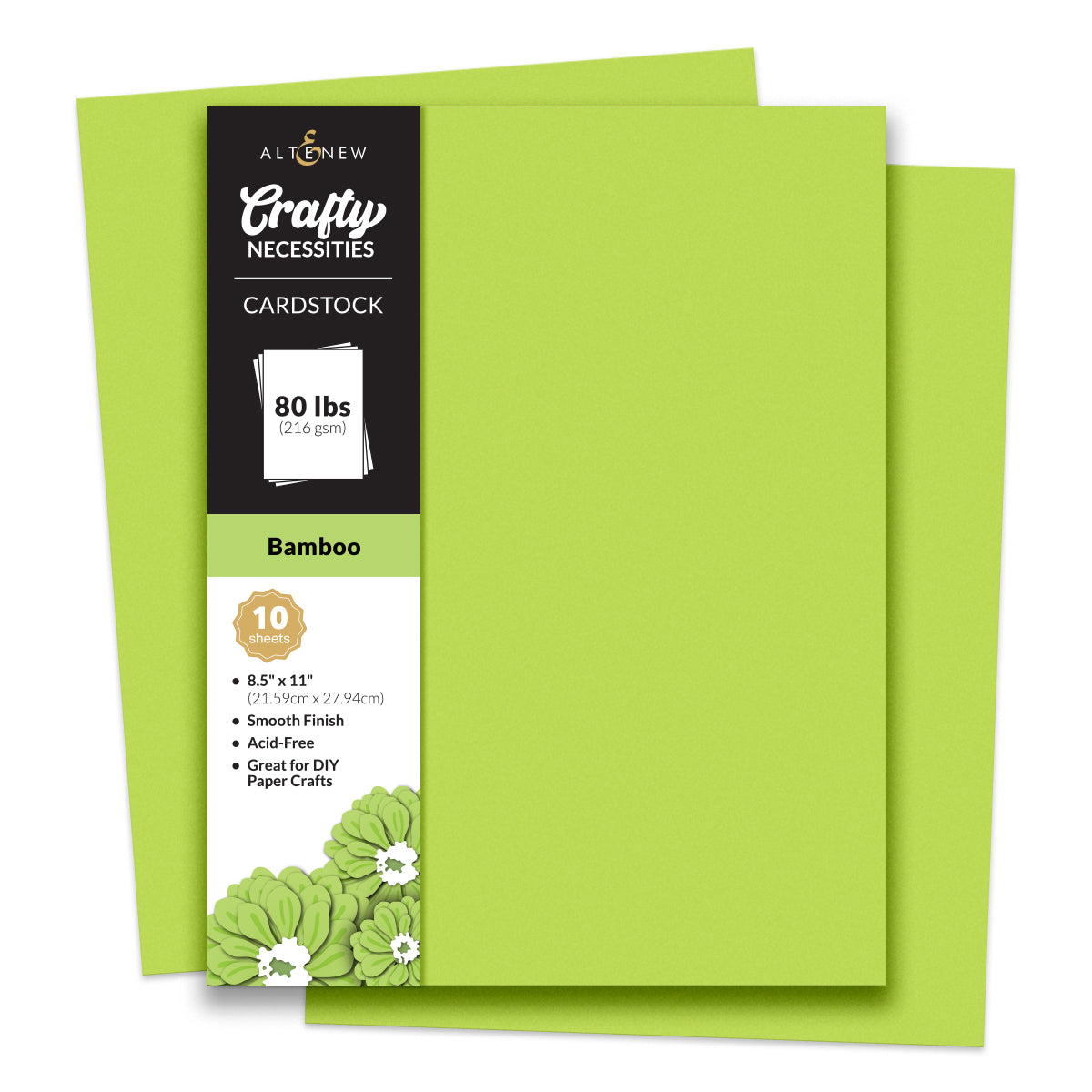 Altenew - Crafty Necessities - Bamboo Cardstock (10 sheets/set)