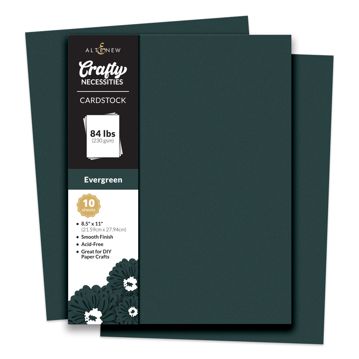 Altenew - Crafty Necessities - Evergreen Cardstock (10 sheets/set)