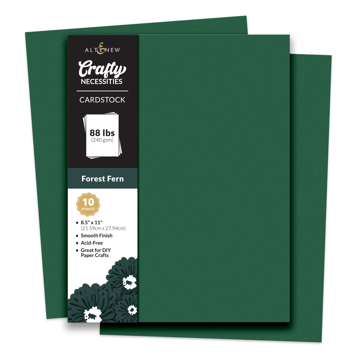 Altenew - Crafty Necessities - Forest Fern Cardstock (10 sheets/set)