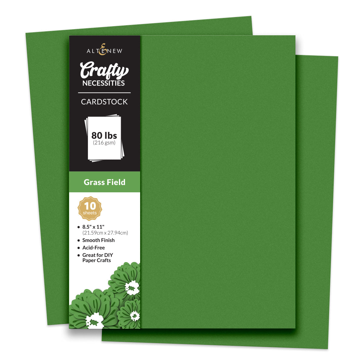 Altenew - Crafty Necessities - Grass Field Cardstock (10 sheets/set)