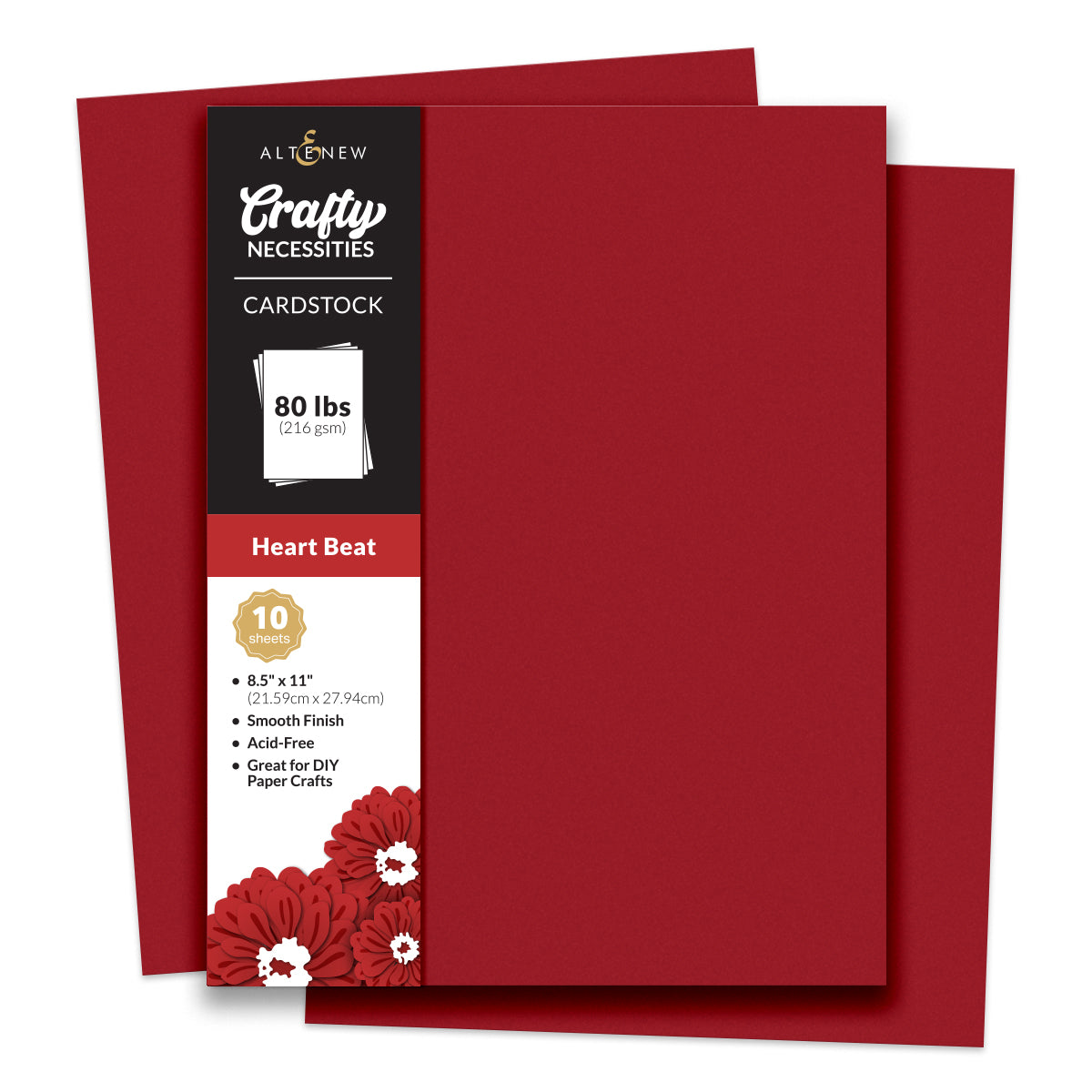 Altenew - Crafty Necessities - Heart Beat Cardstock (10 sheets/set)