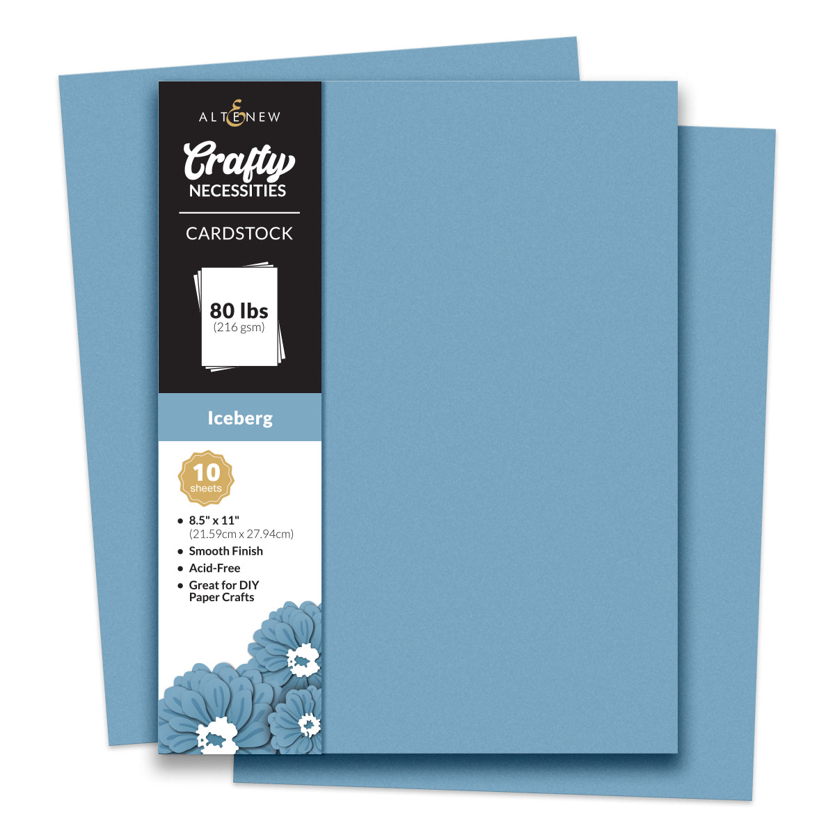 Altenew - Crafty Necessities - Iceberg Cardstock (10 sheets/set)