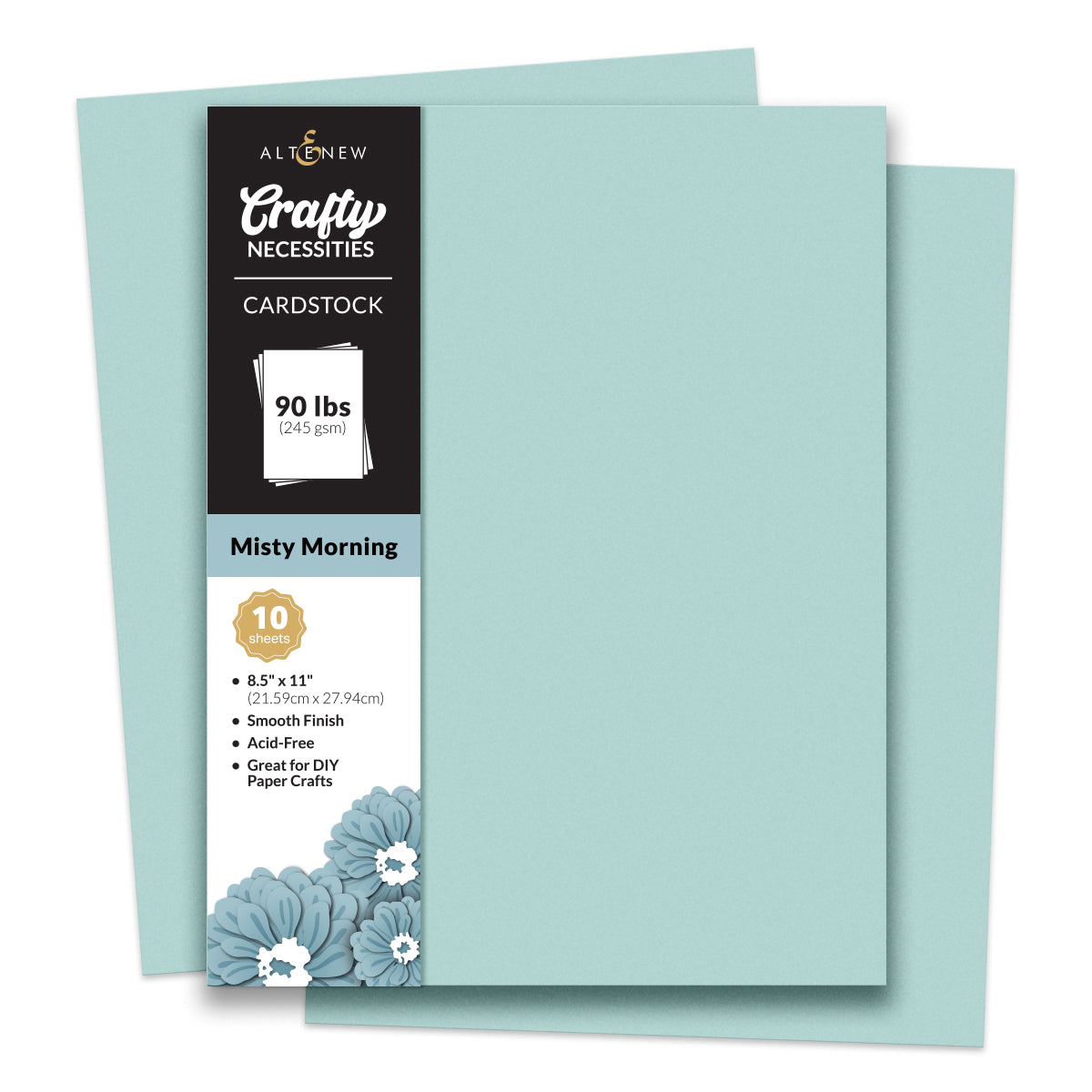 Altenew - Crafty Necessities - Misty Morning Cardstock (10 sheets/set)