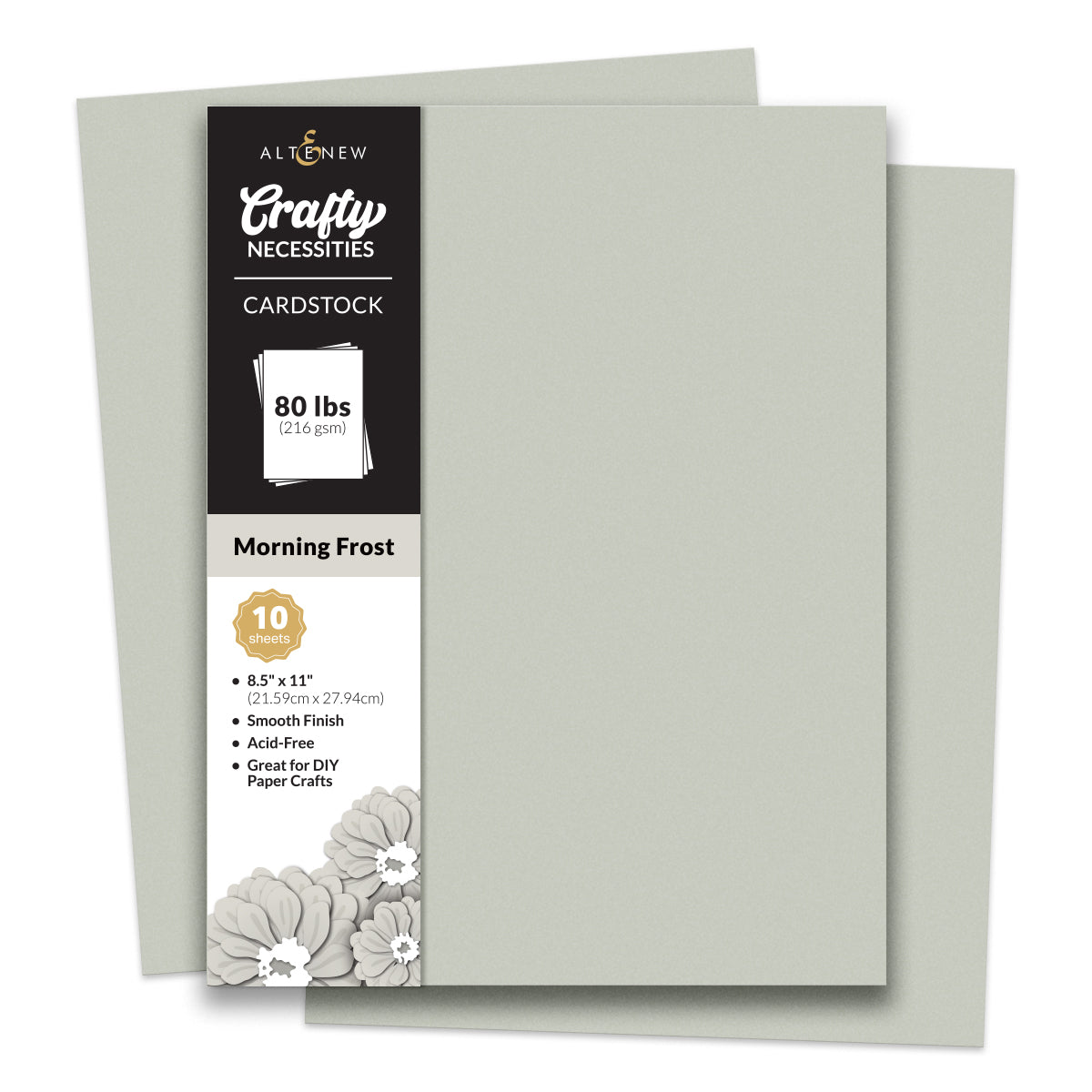 Altenew - Crafty Necessities - Morning Frost Cardstock (10 sheets/set)