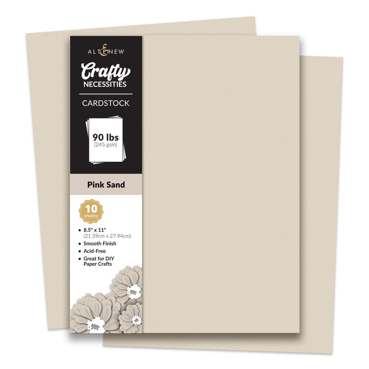Altenew - Crafty Necessities - Pink Sand Cardstock (10 sheets/set)