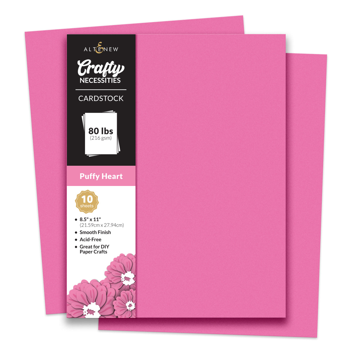 Altenew - Crafty Necessities - Puffy Heart Cardstock (10 sheets/set)