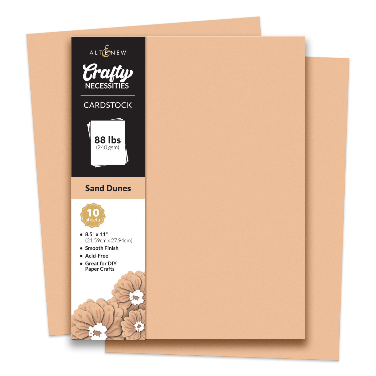 Altenew - Crafty Necessities - Sand Dunes Cardstock (10 sheets/set)