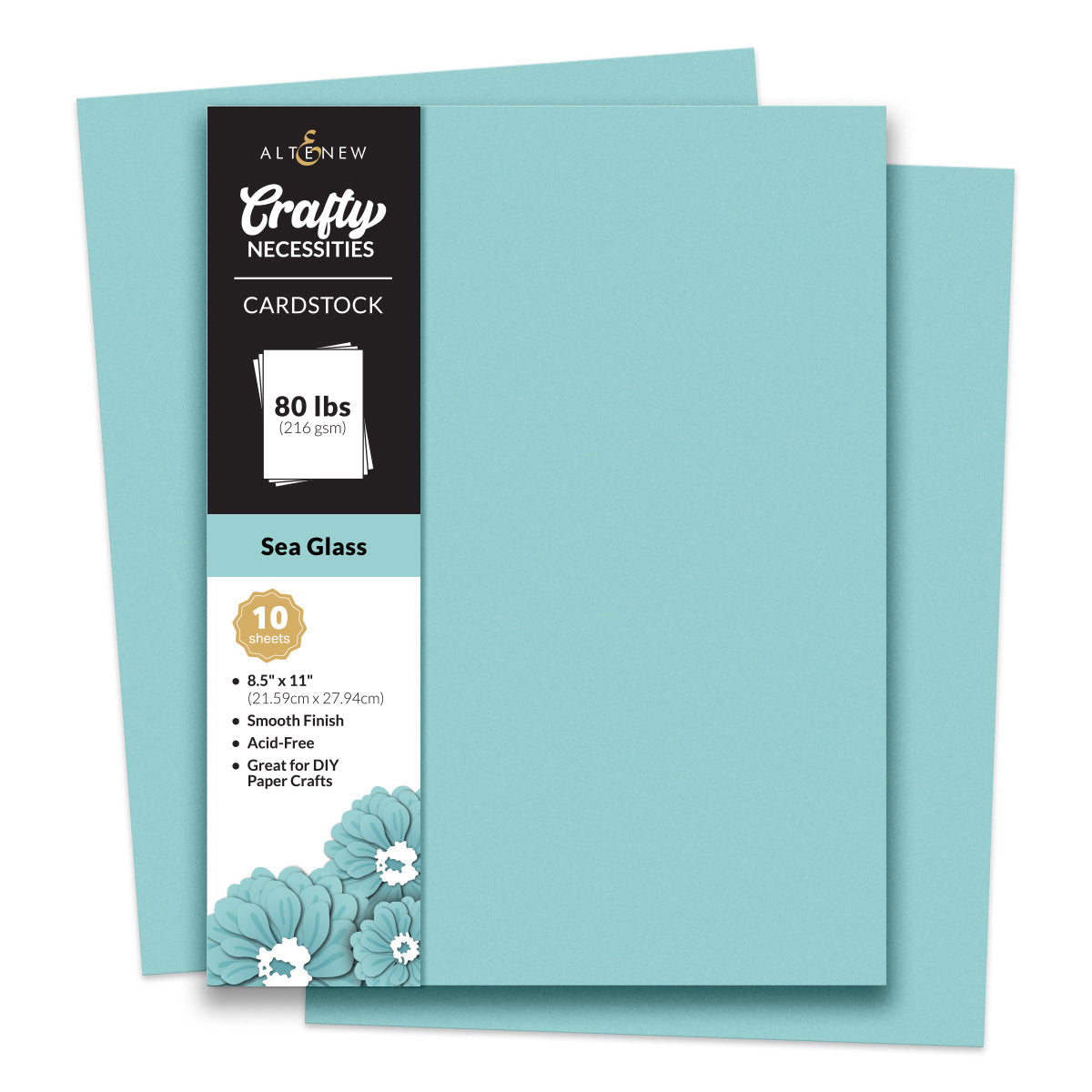 Altenew - Crafty Necessities - Sea Glass Cardstock (10 sheets/set)