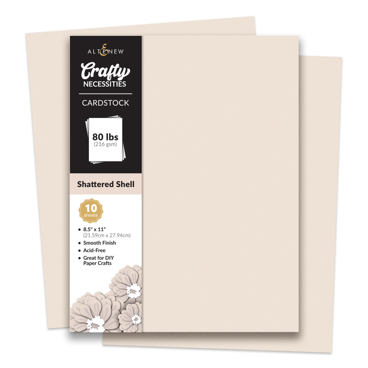 Altenew - Crafty Necessities - Shattered Shell Cardstock (10 sheets/set)
