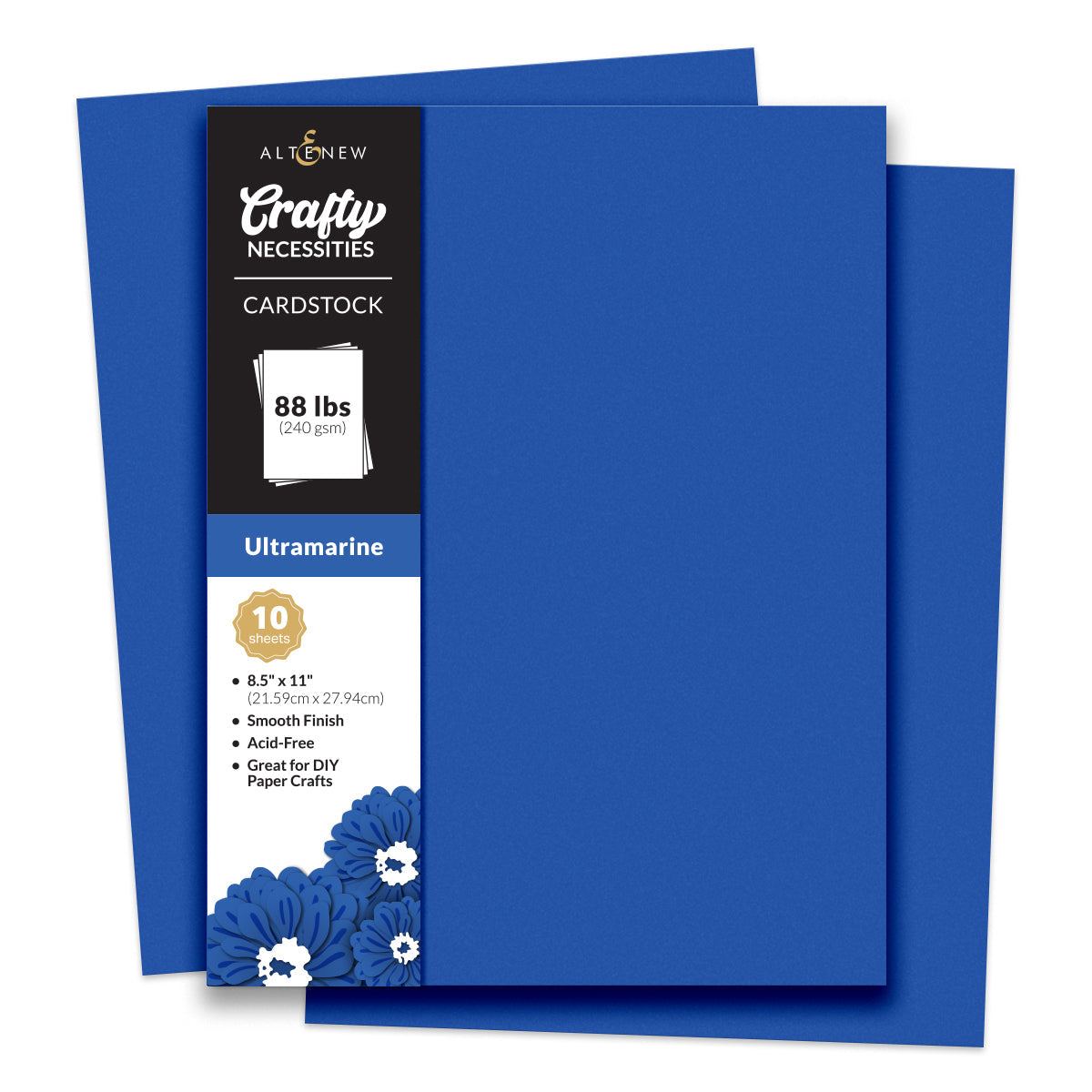 Altenew - Crafty Necessities - Ultramarine Cardstock (10 sheets/set)