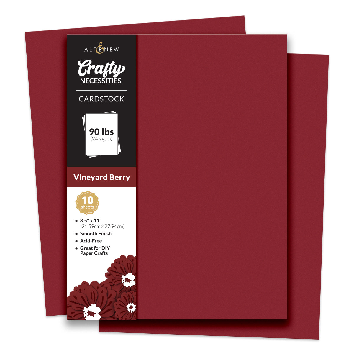 Altenew - Crafty Necessities - Vineyard Berry Cardstock (10 sheets/set)