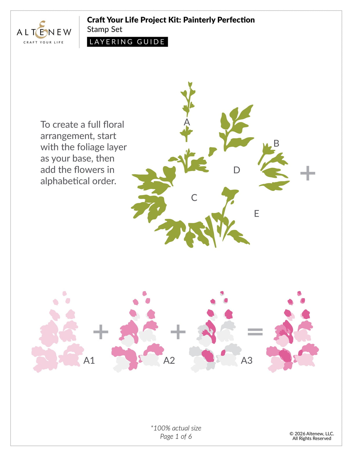 Altenew - Craft Your Life Project Kit: Painterly Perfection