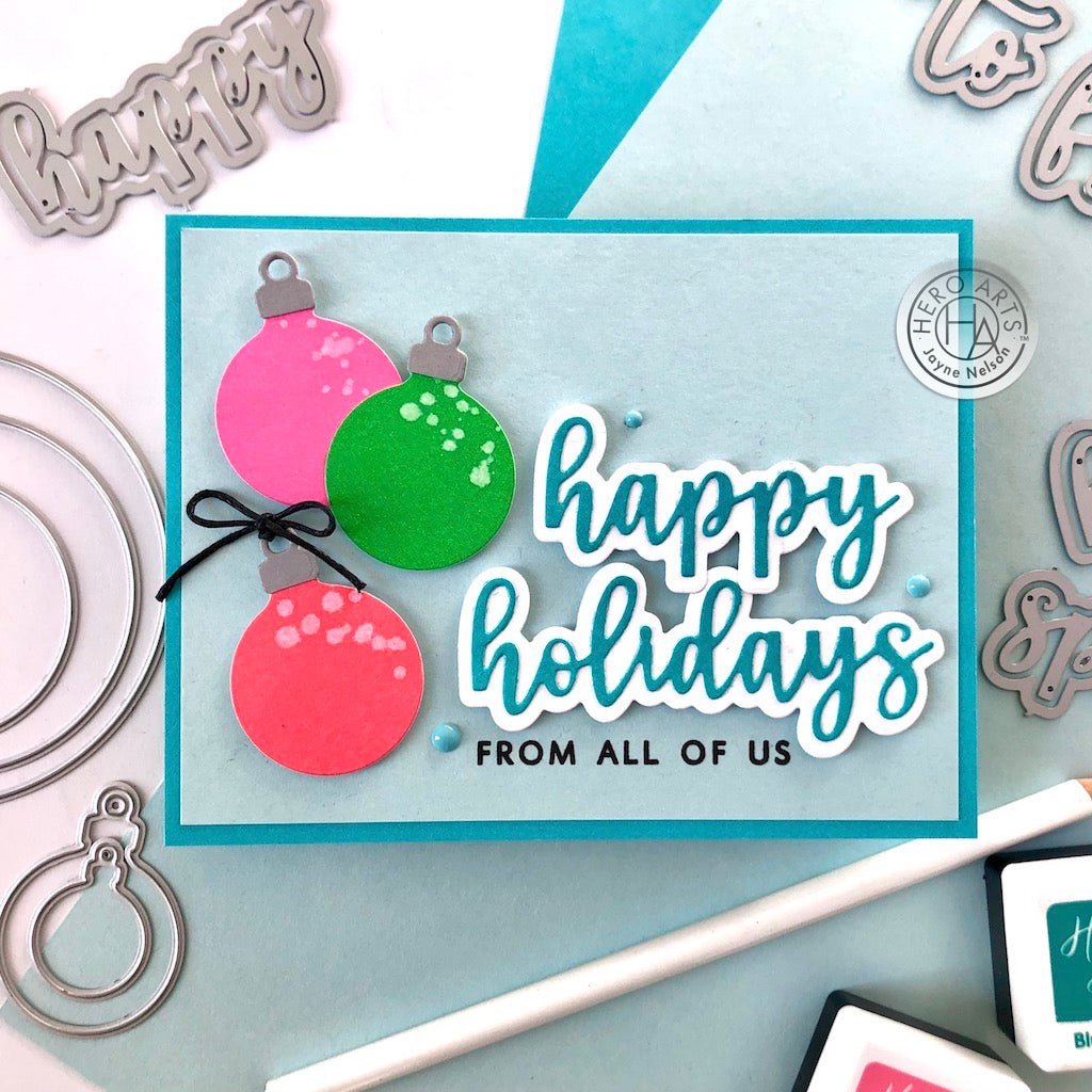 Hero Arts - Holiday Words Dies