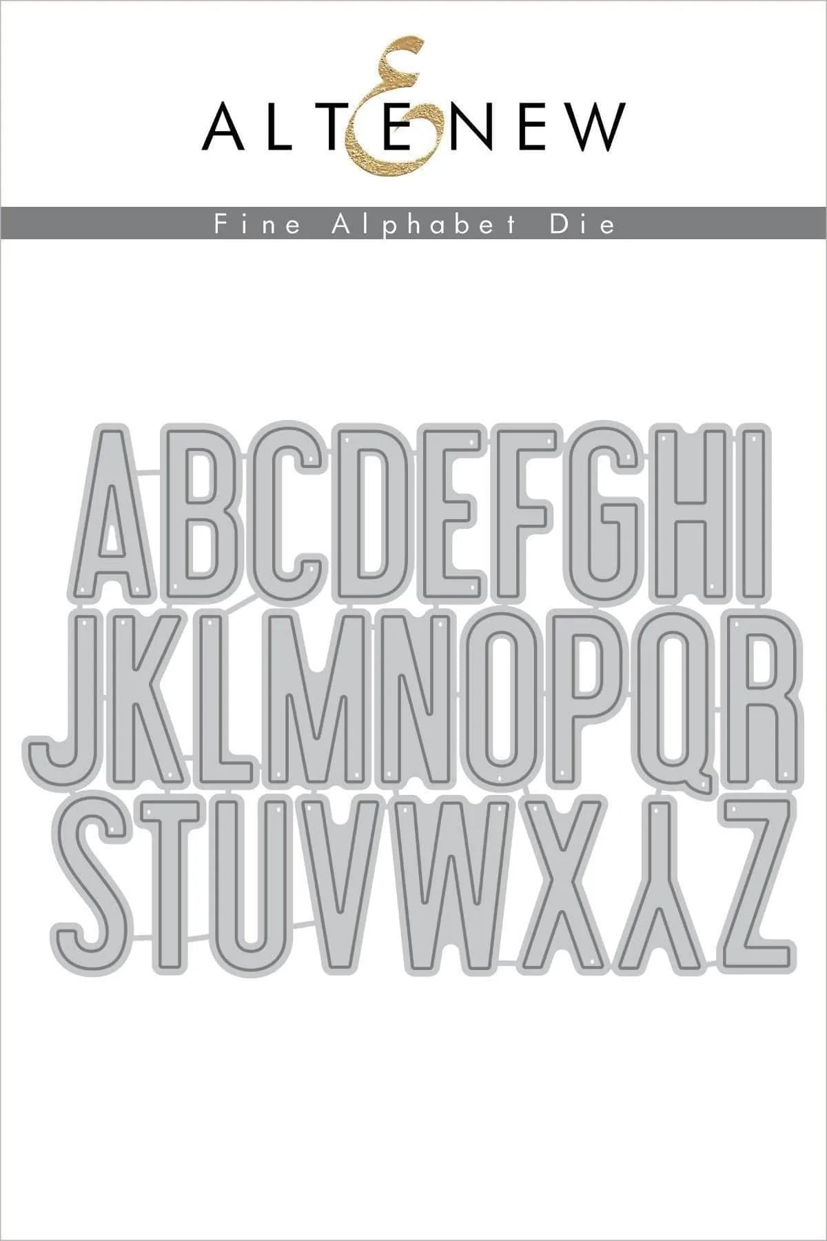 Altenew - Fine Alphabet Die Set