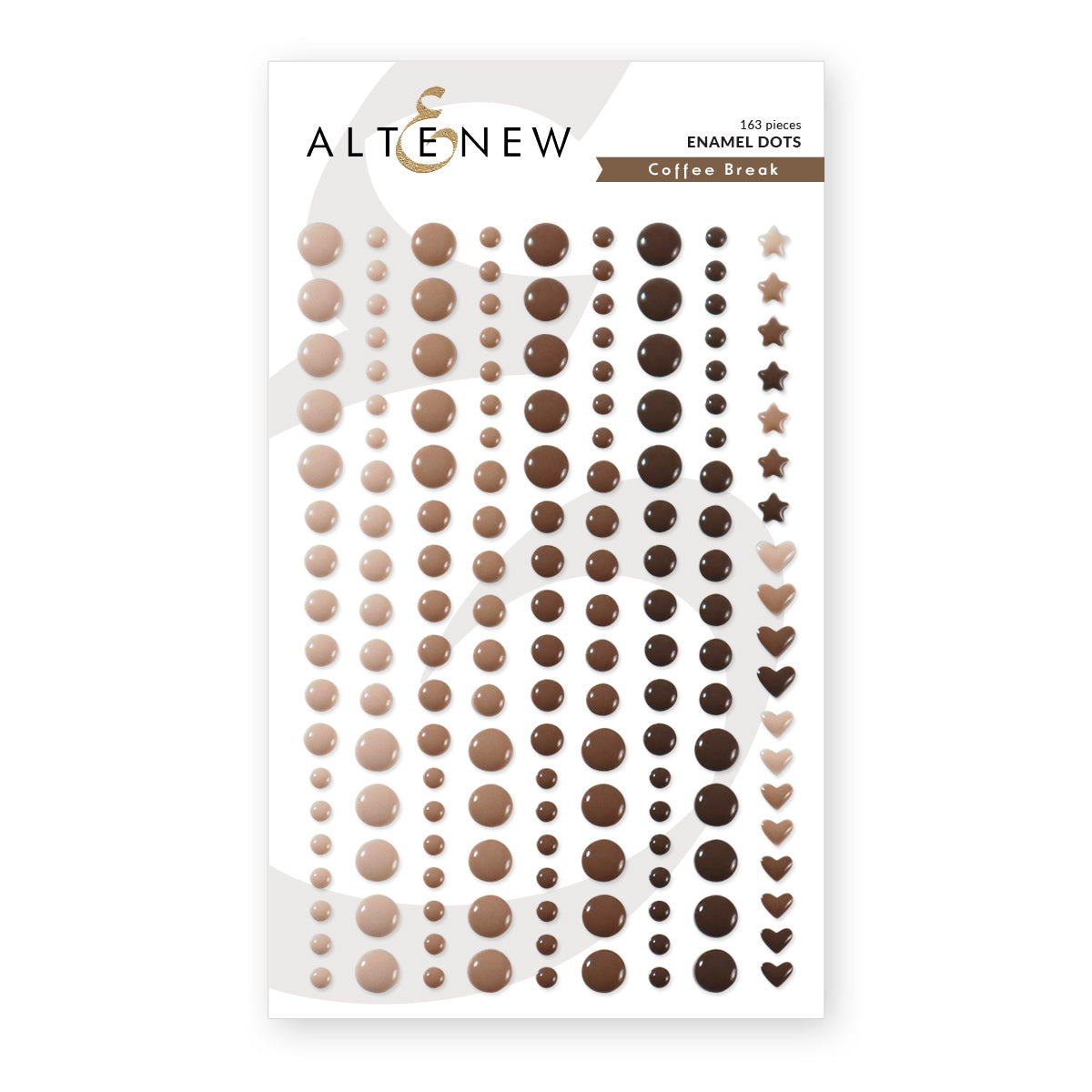 Altenew - Enamel Dots - Coffee Break