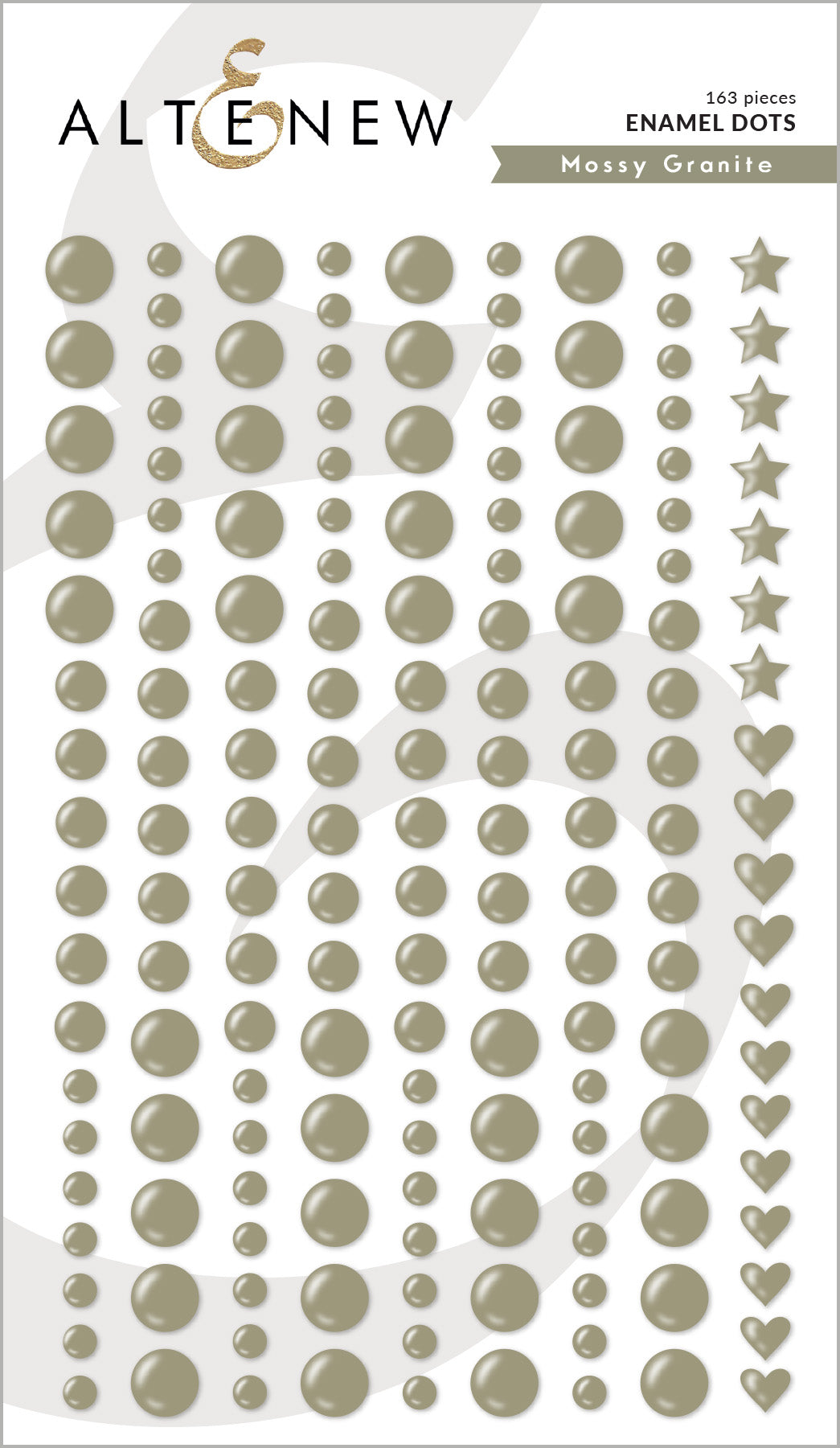 Altenew - Enamel Dots - Mossy Granite