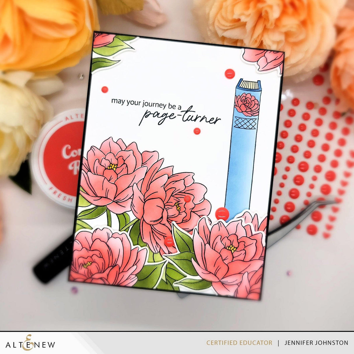 Altenew - Enamel Dots - Passion Poppy