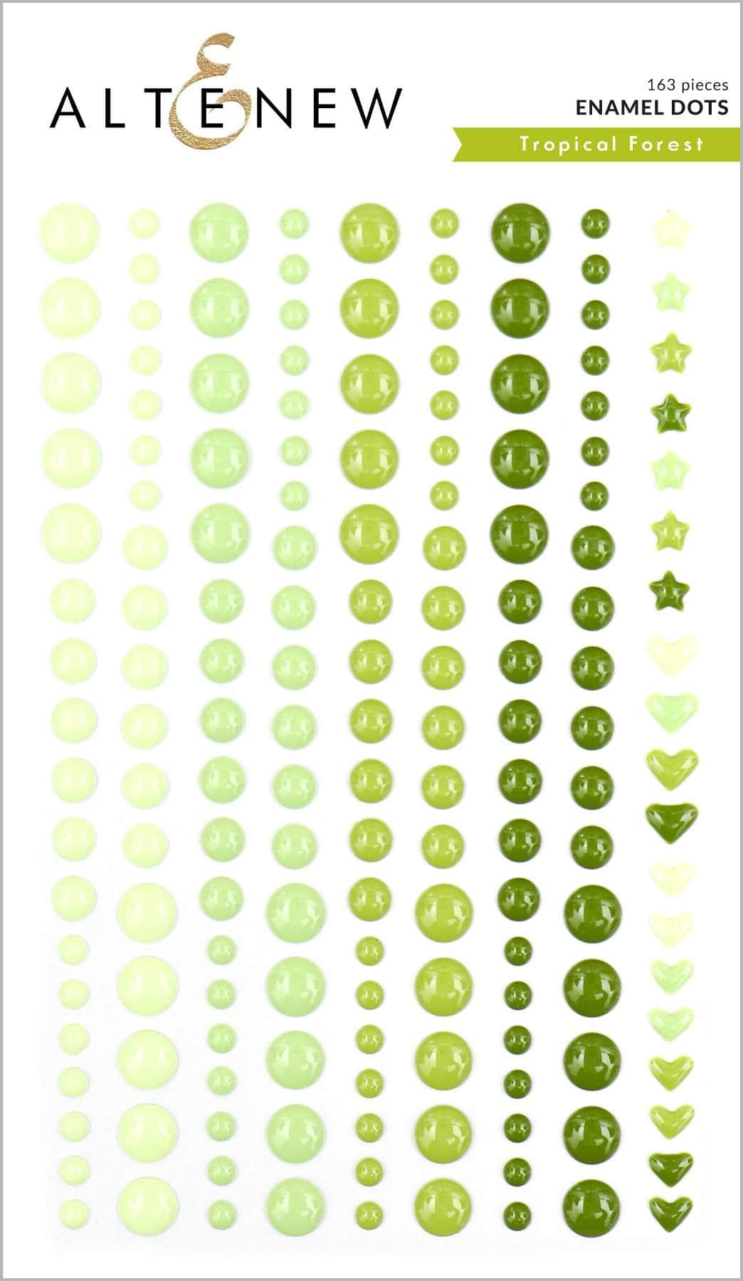 Altenew - Enamel Dots - Tropical Forest