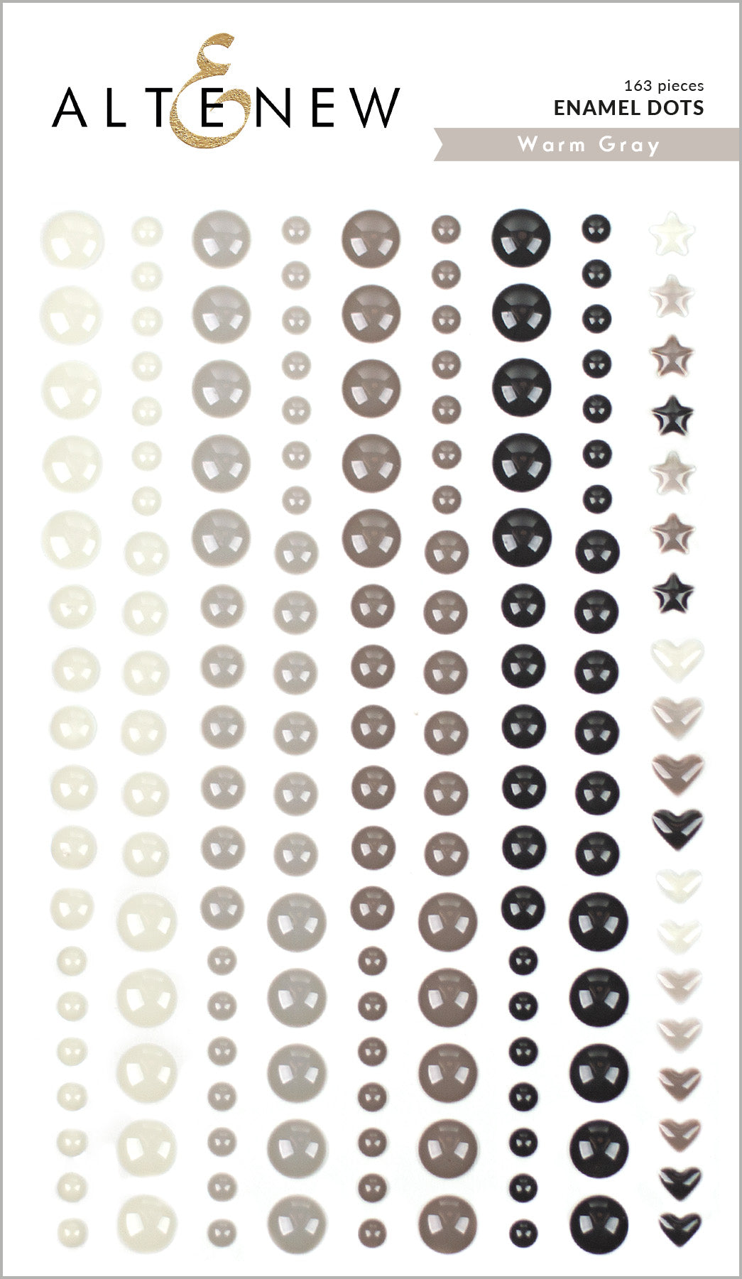 Altenew - Enamel Dots - Warm Gray