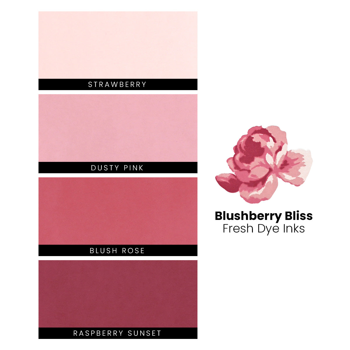 Altenew - Fresh Dye Ink - Raspberry Sunset