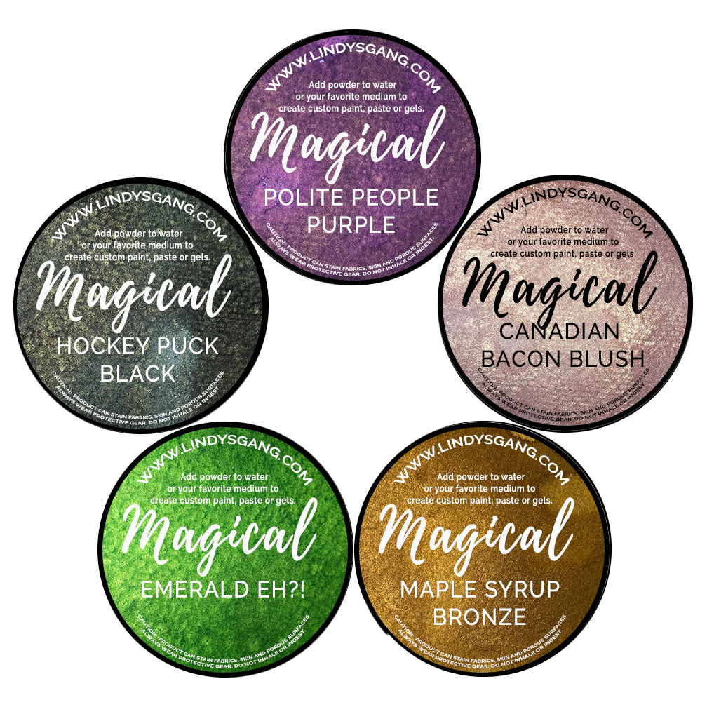 Lindy's Stamp Gang - Magicals - Shaker Set - Northern Lights