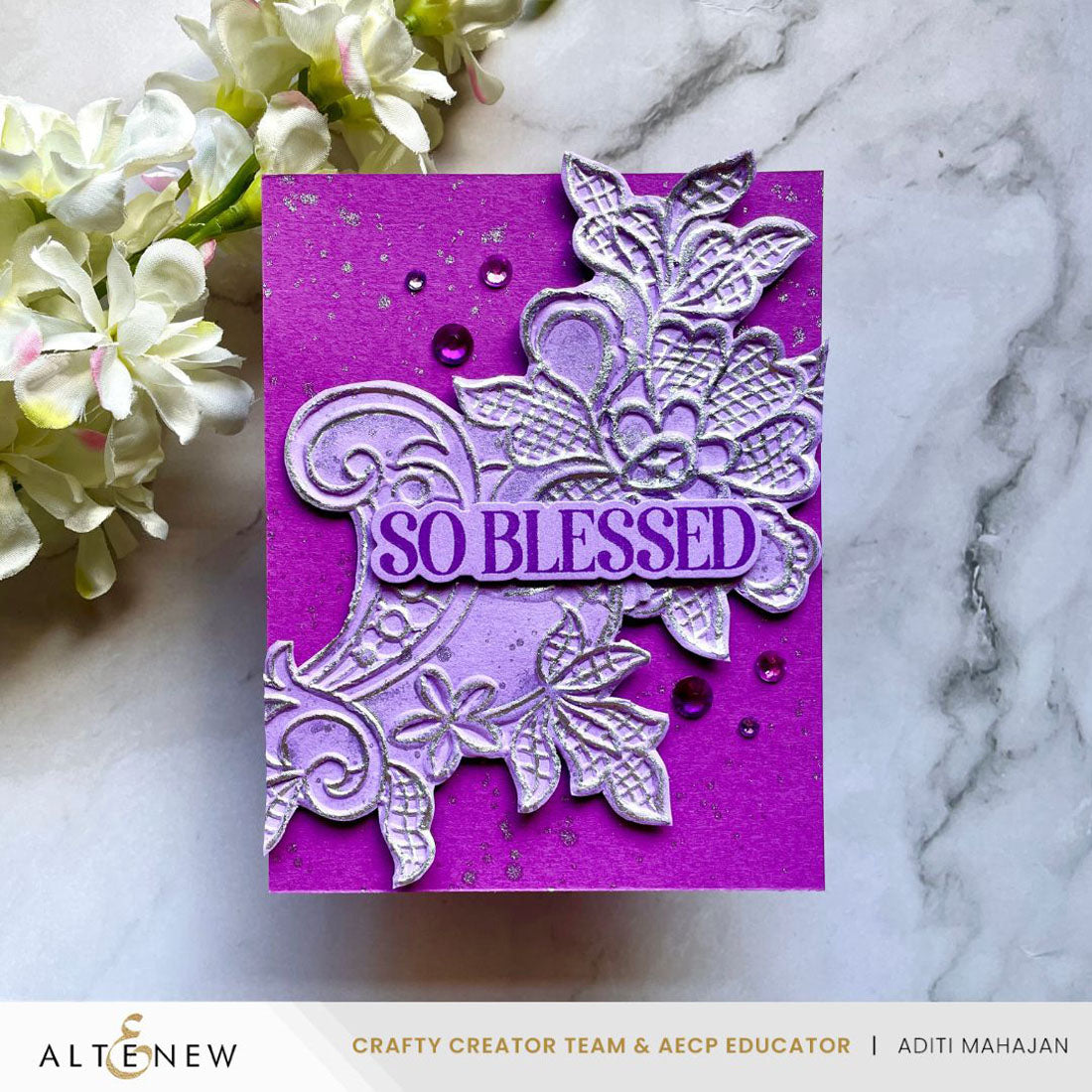 Altenew - Shimmer Relief Paste - Amethyst