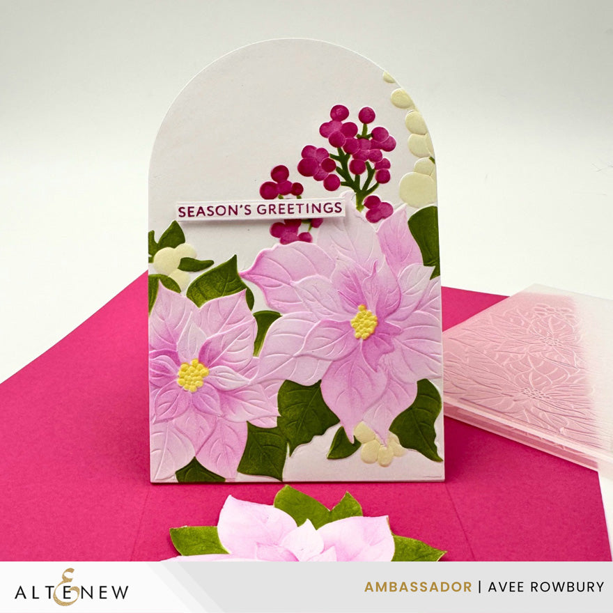 Altenew - Winterberry Poinsettias Stencil Set