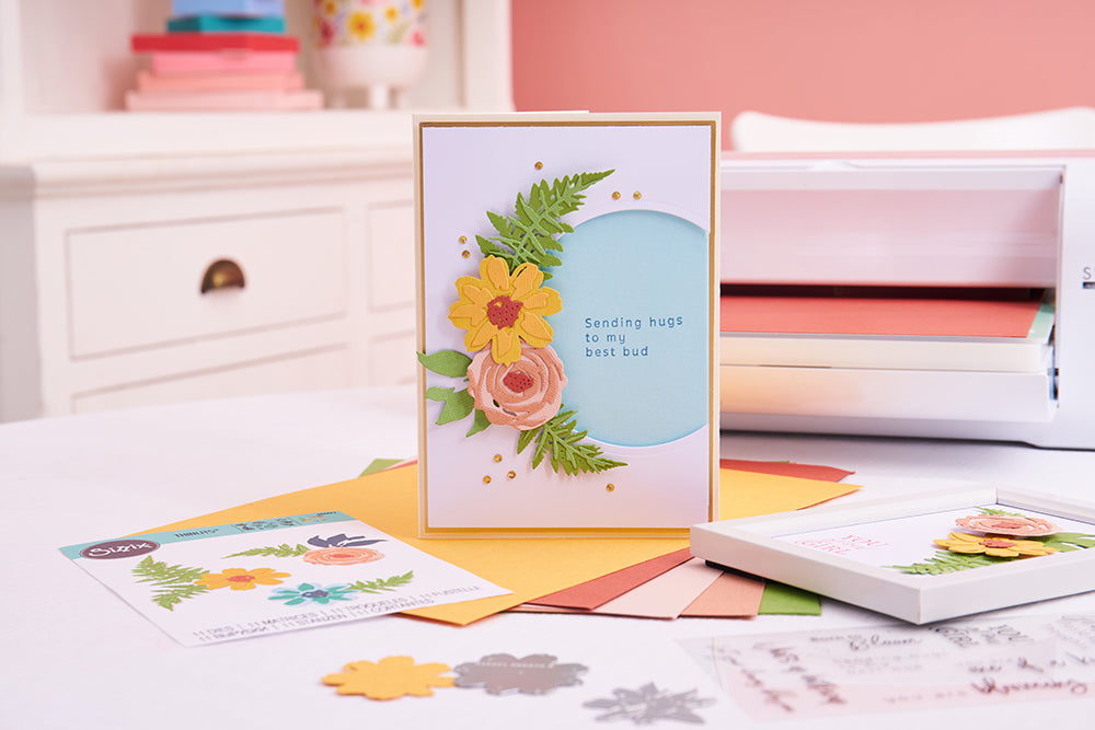 Sizzix - Thinlits Die Set 11PK Flowers & Fern by Sizzix
