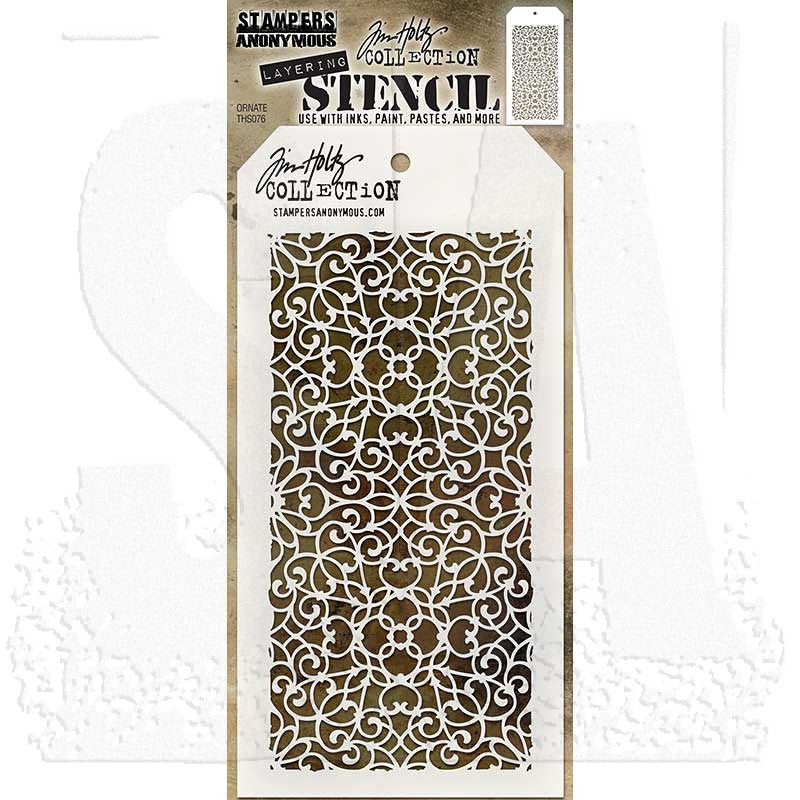 Tim Holtz - Stamper Anonymous - Layering Stencil - Ornate - THS076