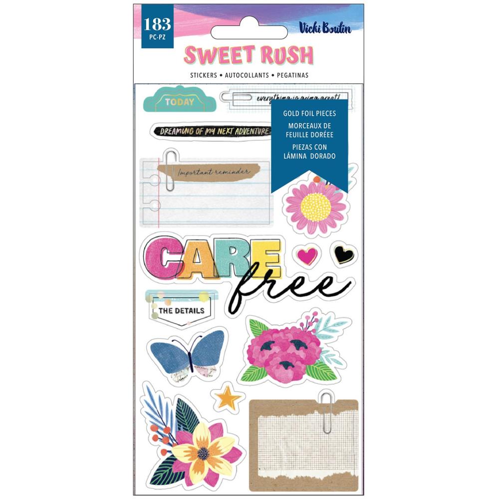 Vicki Boutin Sweet Rush Mini Puffy Stickers