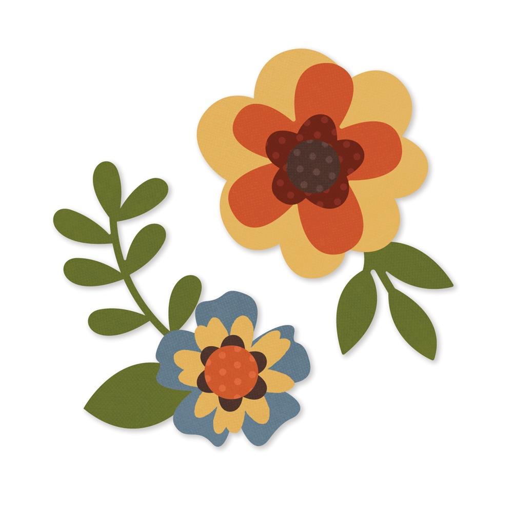 Simple Stories - Color Vibe - Flower Bits - Fall