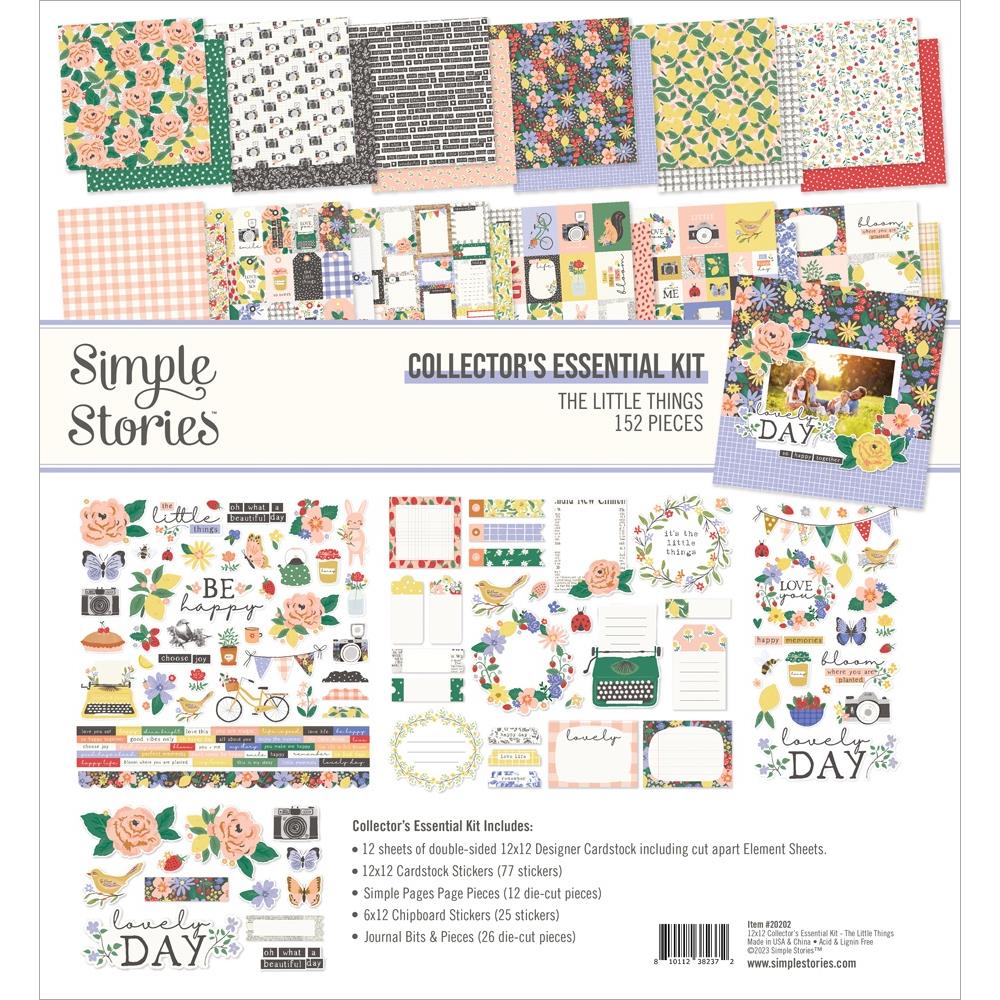 SIMPLE STORIES The Little Things Cardstock Stickers - Scrapbook Generation