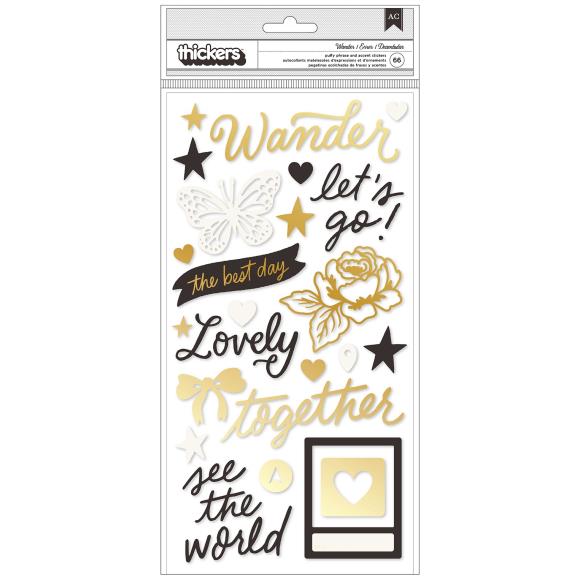 Maggie Holmes - Round Trip - Wander Thickers Stickers 66/Pkg