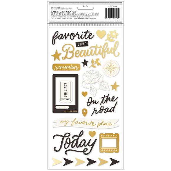 Maggie Holmes - Round Trip - Wander Thickers Stickers 66/Pkg