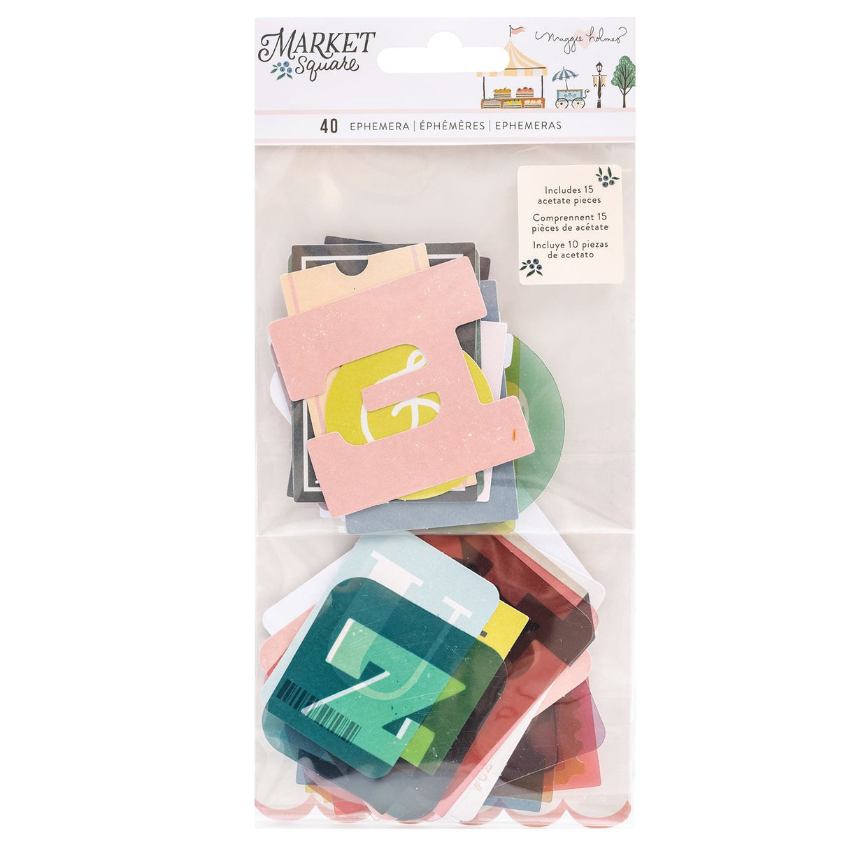 Maggie Holmes - Market Square - ALPHA DIE CUTS (40 PIECE)
