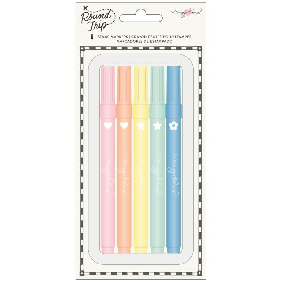 Maggie Holmes - Round Trip - Stamp Markers 5/Pkg