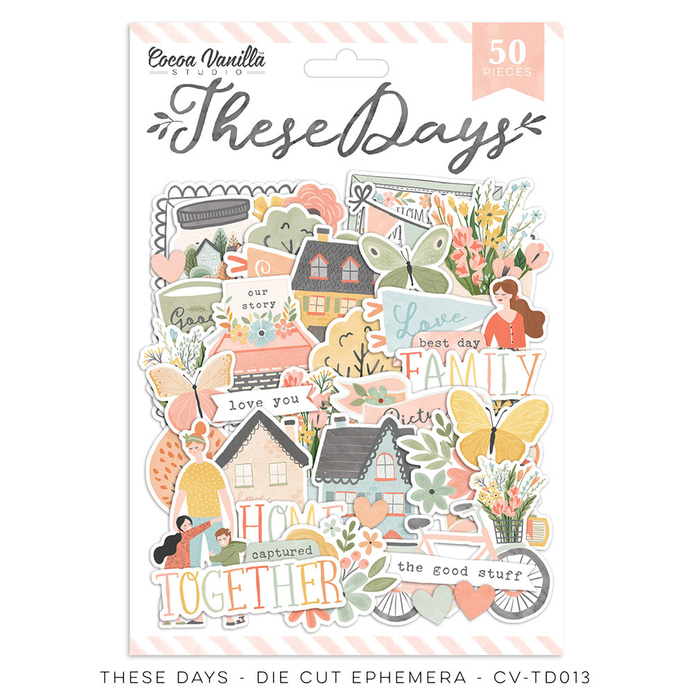 These Days Foam Title Stickers - Cocoa Vanilla Studio