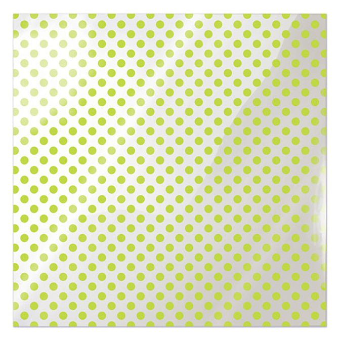 We Are Memory Keepers 12X12 ACETATE GREEN DOT