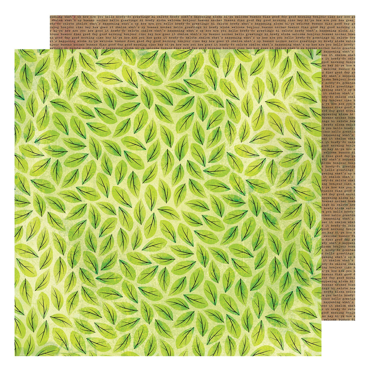 VICKI BOUTIN - COLOR KALEIDOSCOPE - 12 X 12 - SCATTERED LEAVES