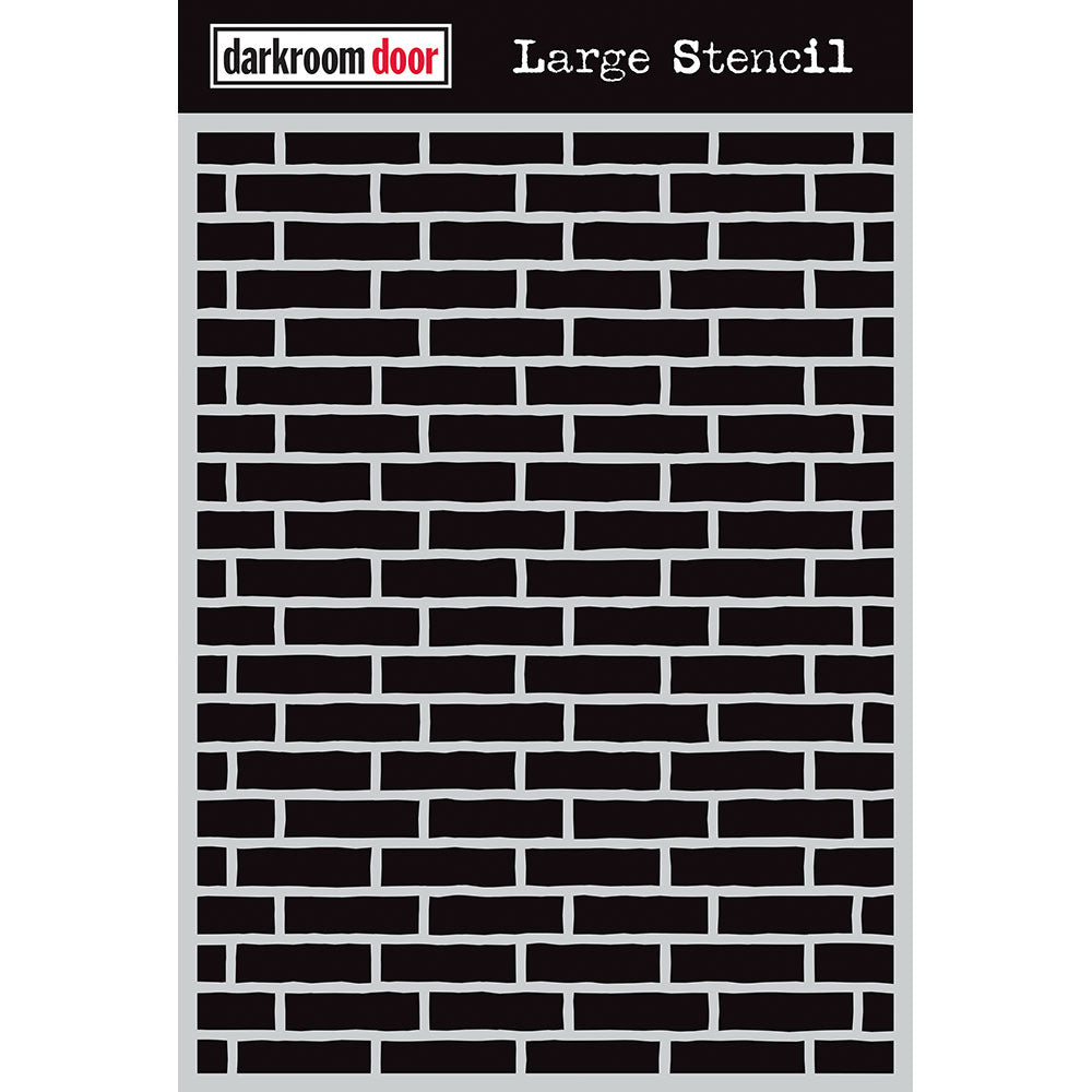 Darkroom Door - Large Stencil - Brick Wall