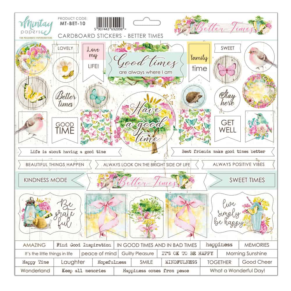 Mintay Papers - Better Times - Cardstock Sticker