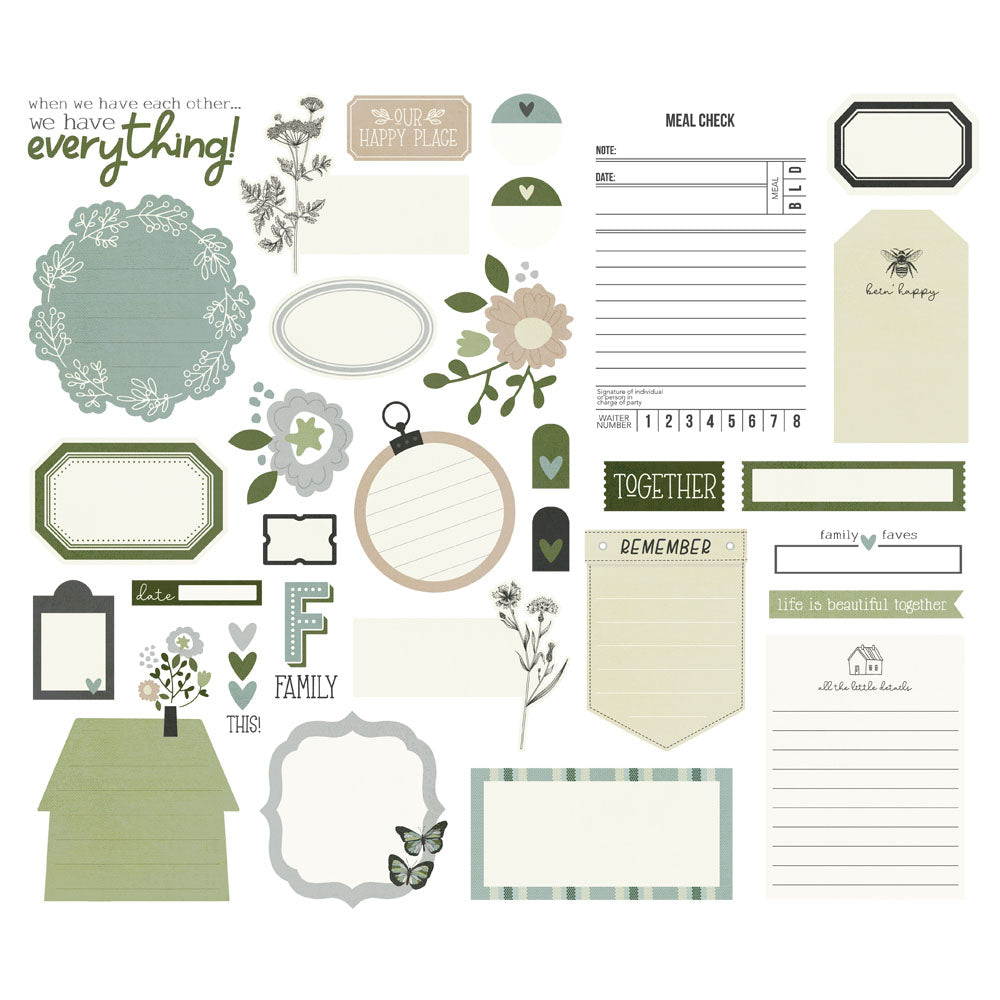 Simple Stories - The Simple Life - Ephemera - Journal Bits