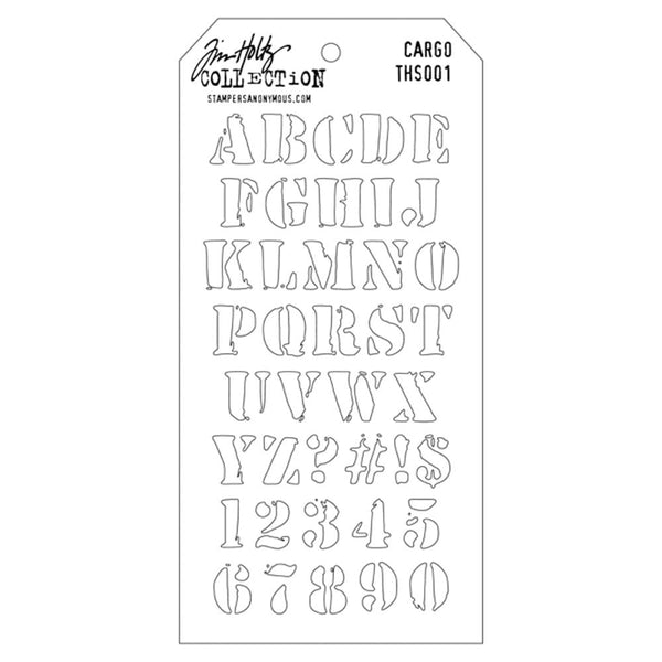 Tim Holtz - Stampers Anonymous - Layering Stencil - Cargo